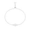 Dámsky náramok Guess JUBB05520JWRHT-U Striebristý