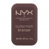 NYX Professional Makeup Buttermelt Bronzer vysoce pigmentovaný a dlouhotrvající bronzer 5 g odstín 08 Butta Than You