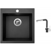 Set Sinks VIVA 455 Metalblack + batéria Sinks MIX 3 P Metalblack