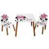 Arditex Dětský stůl s židlemi - Minnie Mouse (STAR0577)