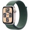 Apple Watch SE Cellular 40 mm Hviezdno biely hliník s jazerno zeleným športovým remienkom MXGH3QC/A