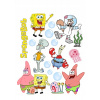 CUKROVÁ TLAČ Jedlý obrázok na tortu SPONGEBOB PATRYK + POSTAVY MENO 1