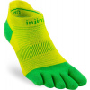 Injinji ponožky RUN no show - žlutá/zelená Velikost: XL