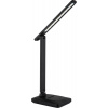 Globo Lighting Lorna stolová lampa 1x3 W čierna-opálová 58481S