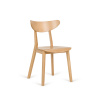 PAGED Lof A-4230 Seat Wood Back Wood Farba dreva: dub morený, Čalúnenie: dyha