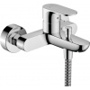 Hansgrohe Rebris S - Páková vaňová batéria na stenu s 2 veľkosťami prietoku, chróm 72443000