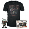Funko Pop! Star Wars Mandalorian Boba Fett Metallic 462 s tričkom Veľkosť L