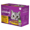WHISKAS hydinový výber kura morka hydina kačka v šťave 12 x 85 g