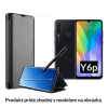 Otváracie Púzdro Luxria Clear View pre Huawei - Čierne pre Huawei: Y6p