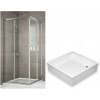 Sprchový kút - Sprchovací kút 90x90 + vanička hlboká 12/26 cm (Sprchový kút - Sprchovací kút 90x90 + vanička hlboká 12/26 cm)