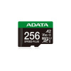 Adata Speed Plus/Micro SD/256GB/UHS-I U3/Class 10/+ Adaptér (UD256GUI3V30A2SP-RA1)