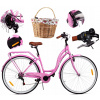Mestsky bicykel - Dámsky CITY BIKE 28 Shimano 6 Speed + košík (Dámsky CITY BIKE 28 Shimano 6 Speed + košík)