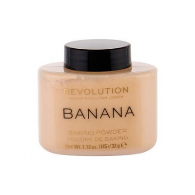 Makeup Revolution London Baking Powder sypký pudr 32 g odstín Banana