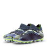 Puma Future 7 Match Rush Junior Firm Ground Football Boots Grey/White/Grn 3 (35.5)