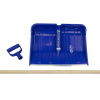 PROSPERPLAST® Lopata hrablo na sníh PRADĚD 49×36 cm, násada dřevo, hliníková lišta