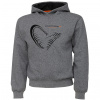 Savage Gear Mikina Junior Jaw Hoodie Grey Melange - 14-16 Rokov