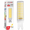 LED žiarovka G9 7W = 75W 3000K SMD teplá biela SILNÁ do lustrov, NEBLIKÁ