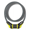 Onguard zámek spirála 1800x10 mm kódový žlutý