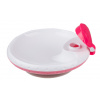 Ohrievaci tanierik s prísavkou - ružová BabyOno 5901435408124