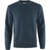 Fjällräven Övik Round-neck Sweater M, Farba NAVY, Veľkosť S