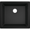 HANSGROHE S510-U450 SilicaTec granitový drez, montáž pod pracovnú dosku, 500 x 450 mm, grafitová čierna, 43431170