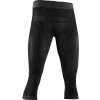 Pánske fukčné 3/4 spodky X-Bionic Apani® 4.0 Merino Pants 3/4 Men - black/black XXL