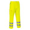 PORTWEST HI-VIS COMBAT E046 / Reflexné nohavice do pása - HV žltá XL