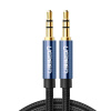 Ugreen AUX audio kábel priamy minijack 3,5 mm 1,5 m modrý (AV112)