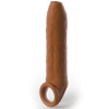 Pipedreams Sleeve Uncut 17,78 Cm W Strap Caramel - Návlek Na Penis