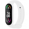 Remienok FIXED Silicone Strap pro Xiaomi Band 7/ Mi Band 6/ Mi Band 5, bílý FIXSSTB-989-WH
