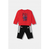 Detská tepláková súprava adidas Marvel JV7371 červená 86