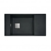 Franke Fresno FSG611-88 Granitový drez s odkapávačom, obojstranný 87,7x49,5cm, onyx, 114.0616.906