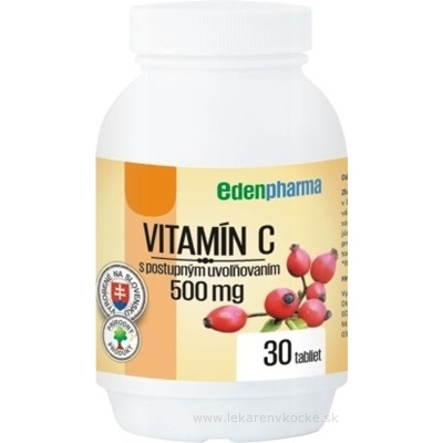 EDENPharma VITAMÍN C 500 mg tbl s postupným uvoľňovaním 1x30 ks