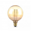 V-TAC - 7475 LED žiarovka 4W ART vlákna Candle E27 G125 Amber Glass 1800km ± 200K