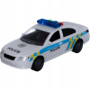 Teddies policajné auto na zotrvačník so zvukom a svetlom 15 cm