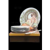 Sada 7tanierov + lopatka, Alfons Mucha Stones, Queen Isabell | BIANO