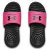 ŽABKY UNDER ARMOUR GIRL'S ANSA ŠPORTOVÉ BAZÉNOVÉ NA PLÁŽ, ČIERNE, 33 1/2
