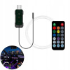 3 M LED PÁSKA PRE AUTOMOBILY RGB OSVETLENIE BLUETOOTH APLIKÁCIA DIAĽKOVÉ OVLÁDANIE