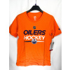 Outerstuff Dětské tričko Edmonton Oilers NHL Apro Wordmark Ss Ctn Tee Veľkosť: Dětské L (11 - 12 let)