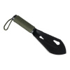 FOSCO Lopatka SURVIVAL 7v1 paracord ČIERNA
