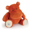 Plyšový hroch s dekou Terracota Hippo Chill Histoire d’ Ours oranžový 45 cm od 0 mes