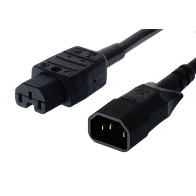 PREMIUMCORD Kabel napájecí 230V prodlužovací 2m (konektory IEC320 C14 - C15), kpss2 (kpss2)