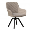 Doppler PARIS LIKA-TEX® mocca - luxusné otočné záhradné kreslo - Rozbalený tovar (N553)