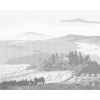 ZUTY Bodkovanie - TOSKÁNSKA KRAJINA A VÝCHOD SLNKA Rámovanie: bez rámu a bez vypnutia plátna, Rozmer: 40x50 cm