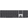 Apple Magic Keyboard Touch ID NumKey Bluetooth® klávesnica nemecká, QWERTZ, Macintosh čierna je možné znovu nabíjať, čítačka odtlačkov prstov, s číselnou; MXK83D/A