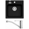 Set Alveus (dřez Niagara 20 Black 91 + baterie Ruta Chrom) SETA469
