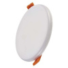 Led stropné vstavané svietidlo kruh 11 w ip65 teplá biela