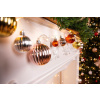 Reťaz MagicHome Vianoce Ball, 20x LED teplá biela, s guľami, 2xAA, jednoduché svietenie, osvetlenie, L-1,9 m