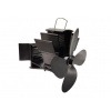 HS Flamingo FLAMINGO čtyřlopatkový magnetický ventilátor na kouřovod černý
