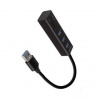 HMA-CR3A HUB 3xUSB-A microSD ALU USB 3.2